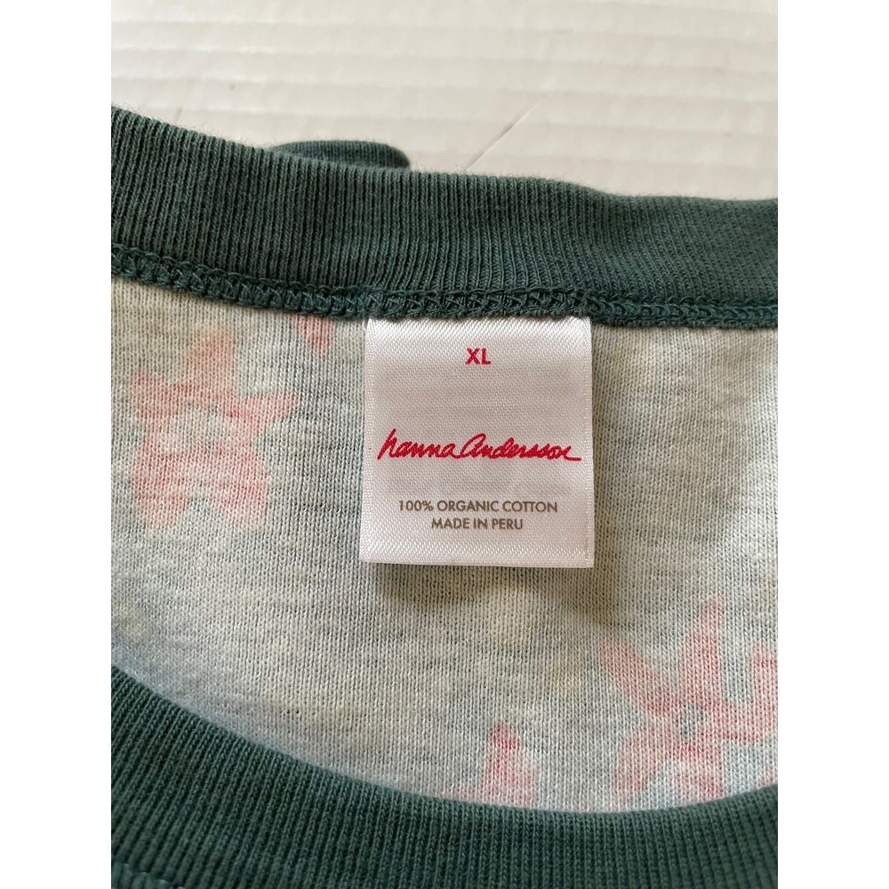 Hanna Andersson XL long sleeve floral organic cotton top - Picture 7 of 8